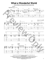 What A Wonderful World Guitar and Fretted sheet music cover